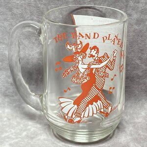 Hazel Atlas Big Top Peanut Butter Glass "The Band Played On" Song Lyrics Mug